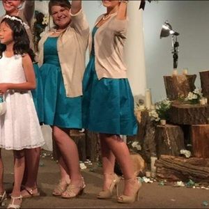 Teal Bridesmaid Dress